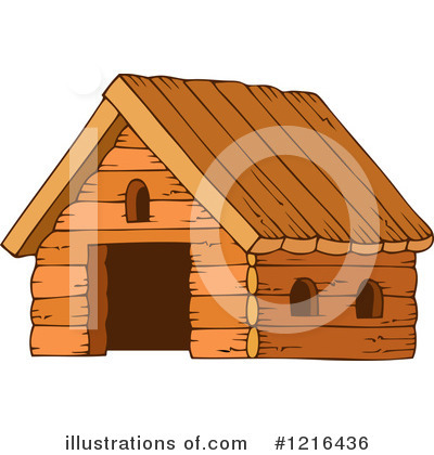 Royalty-Free (RF) Barn Clipart Illustration by visekart - Stock Sample #1216436