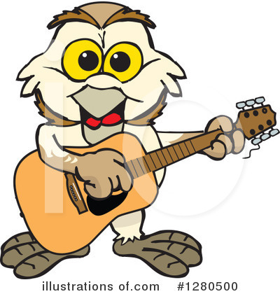 Royalty-Free (RF) Barn Owl Clipart Illustration by Dennis Holmes Designs - Stock Sample #1280500