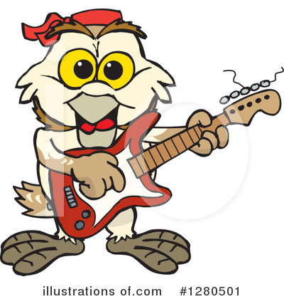 Royalty-Free (RF) Barn Owl Clipart Illustration by Dennis Holmes Designs - Stock Sample #1280501