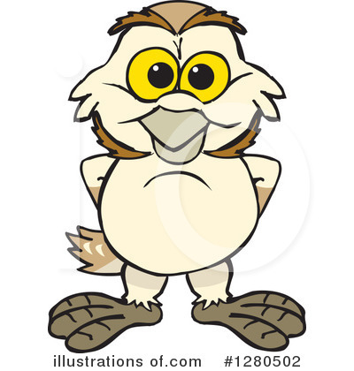Royalty-Free (RF) Barn Owl Clipart Illustration by Dennis Holmes Designs - Stock Sample #1280502