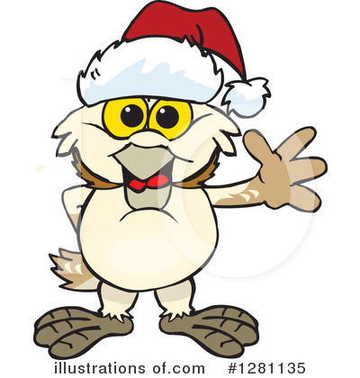 Royalty-Free (RF) Barn Owl Clipart Illustration by Dennis Holmes Designs - Stock Sample #1281135