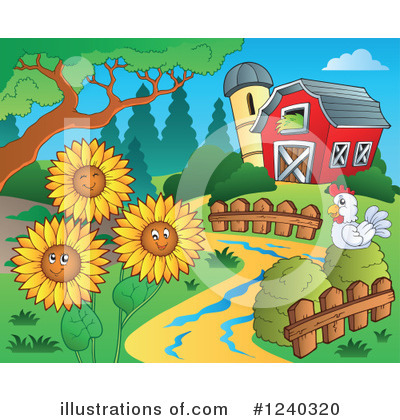 Sunflowers Clipart #1240320 by visekart