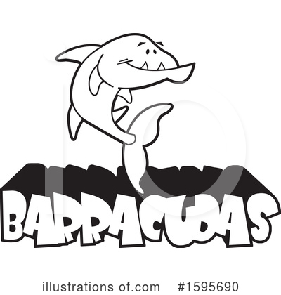 Royalty-Free (RF) Barracuda Clipart Illustration by Johnny Sajem - Stock Sample #1595690