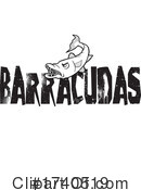 Barracuda Clipart #1740519 by Johnny Sajem