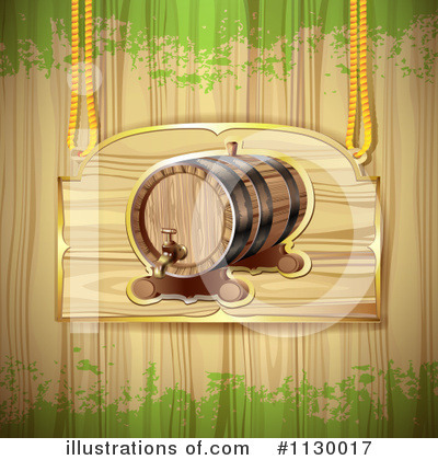 Royalty-Free (RF) Barrel Clipart Illustration by merlinul - Stock Sample #1130017