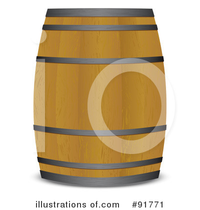 Wooden Barrel Clipart #91771 by michaeltravers