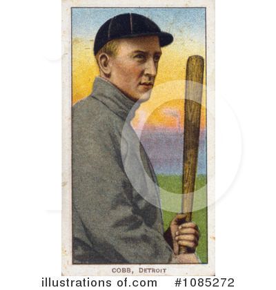 Royalty-Free (RF) Baseball Card Clipart Illustration by JVPD - Stock Sample #1085272