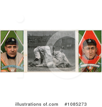 Royalty-Free (RF) Baseball Card Clipart Illustration by JVPD - Stock Sample #1085273