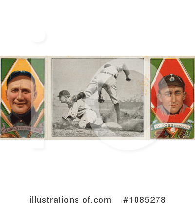 Royalty-Free (RF) Baseball Card Clipart Illustration by JVPD - Stock Sample #1085278