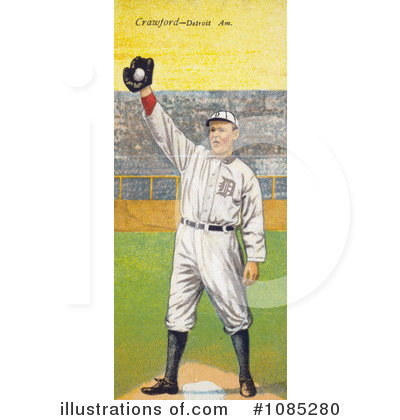 Royalty-Free (RF) Baseball Card Clipart Illustration by JVPD - Stock Sample #1085280