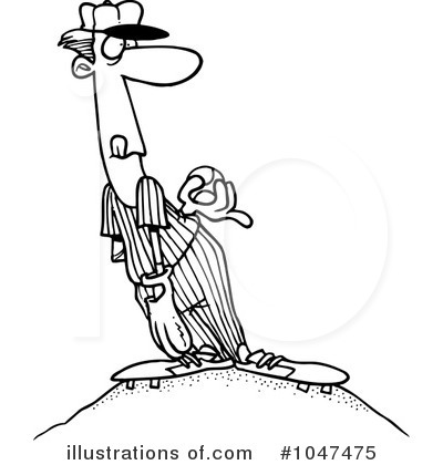 Royalty-Free (RF) Baseball Clipart Illustration by toonaday - Stock Sample #1047475