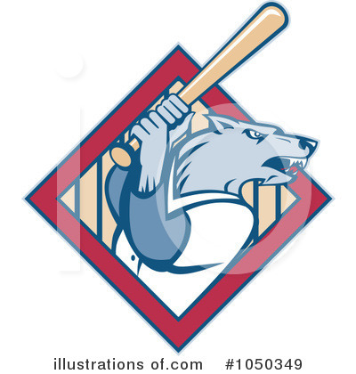 Royalty-Free (RF) Baseball Clipart Illustration by patrimonio - Stock Sample #1050349