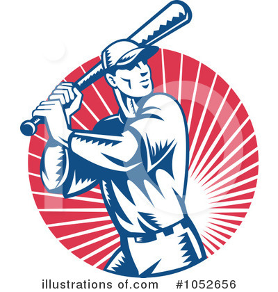 Royalty-Free (RF) Baseball Clipart Illustration by patrimonio - Stock Sample #1052656