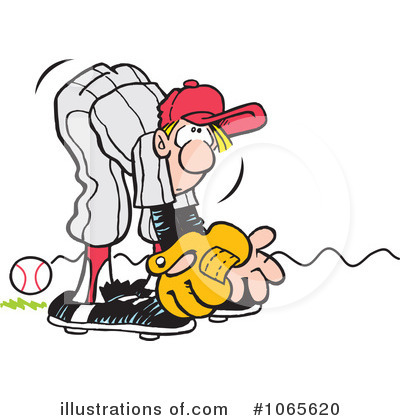 Baseball Clipart #1065620 by Johnny Sajem