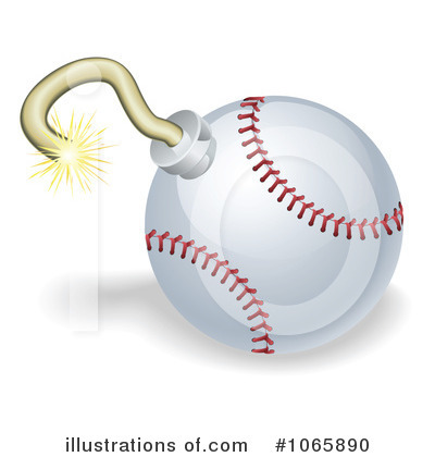 Royalty-Free (RF) Baseball Clipart Illustration by AtStockIllustration - Stock Sample #1065890