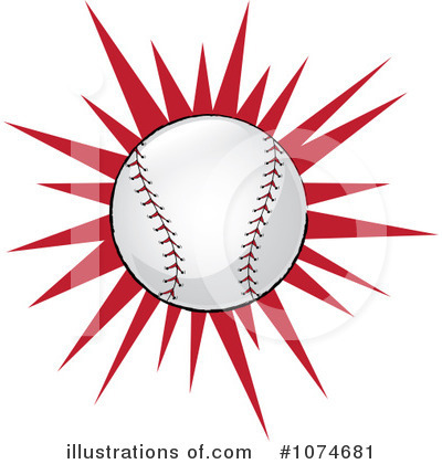 Royalty-Free (RF) Baseball Clipart Illustration by Pams Clipart - Stock Sample #1074681