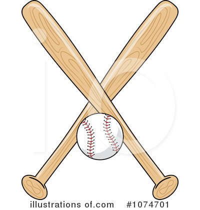Royalty-Free (RF) Baseball Clipart Illustration by Pams Clipart - Stock Sample #1074701