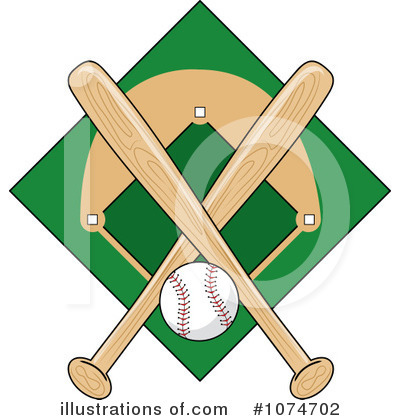 Baseball Diamond Clipart #1074702 by Pams Clipart