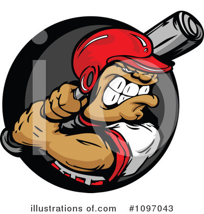 Royalty-Free (RF) Baseball Clipart Illustration by Chromaco - Stock Sample #1097043