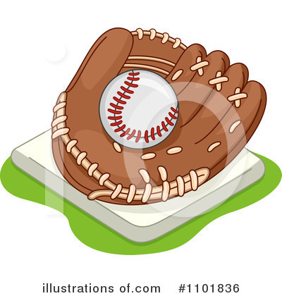 Baseball Mitt Clipart #1101836 by BNP Design Studio