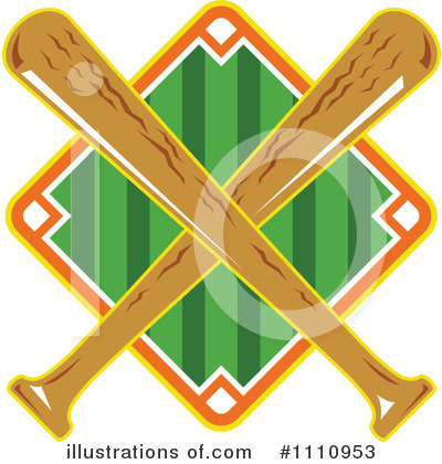 Royalty-Free (RF) Baseball Clipart Illustration by patrimonio - Stock Sample #1110953