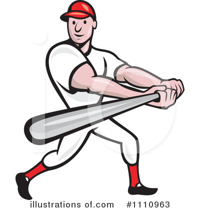 Royalty-Free (RF) Baseball Clipart Illustration by patrimonio - Stock Sample #1110963