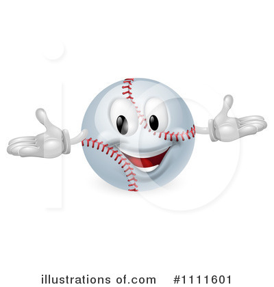 Royalty-Free (RF) Baseball Clipart Illustration by AtStockIllustration - Stock Sample #1111601