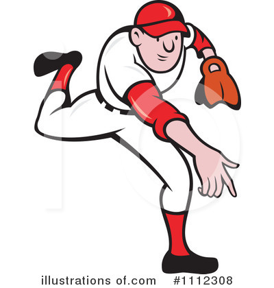 Royalty-Free (RF) Baseball Clipart Illustration by patrimonio - Stock Sample #1112308