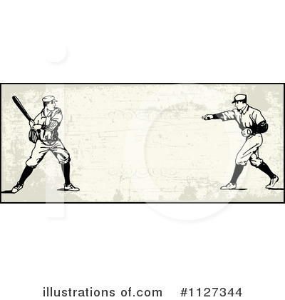 Royalty-Free (RF) Baseball Clipart Illustration by BestVector - Stock Sample #1127344