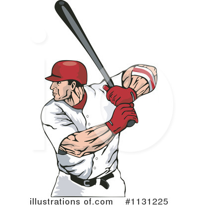 Royalty-Free (RF) Baseball Clipart Illustration by patrimonio - Stock Sample #1131225