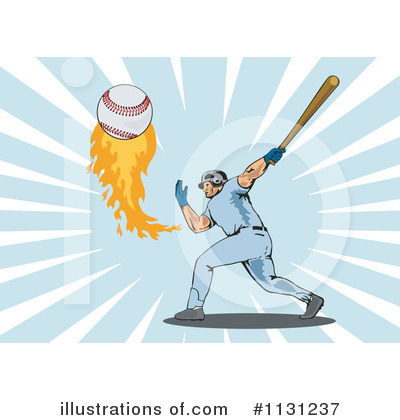 Royalty-Free (RF) Baseball Clipart Illustration by patrimonio - Stock Sample #1131237
