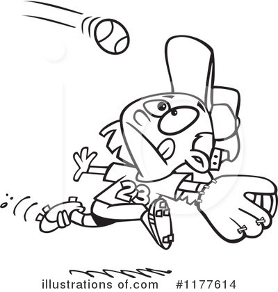 Softball Clipart #1177614 by toonaday