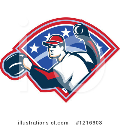 Royalty-Free (RF) Baseball Clipart Illustration by patrimonio - Stock Sample #1216603