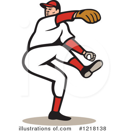 Royalty-Free (RF) Baseball Clipart Illustration by patrimonio - Stock Sample #1218138