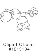 Baseball Clipart #1219134 by LaffToon