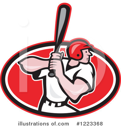 Royalty-Free (RF) Baseball Clipart Illustration by patrimonio - Stock Sample #1223368