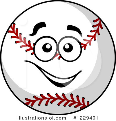 Royalty-Free (RF) Baseball Clipart Illustration by Vector Tradition SM - Stock Sample #1229401
