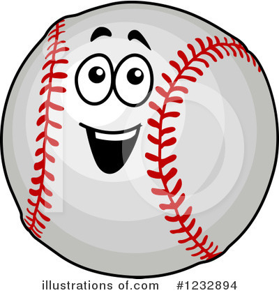 Royalty-Free (RF) Baseball Clipart Illustration by Vector Tradition SM - Stock Sample #1232894