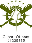 Baseball Clipart #1235835 by Vector Tradition SM