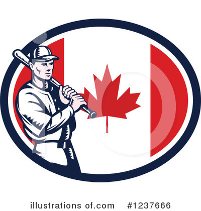 Royalty-Free (RF) Baseball Clipart Illustration by patrimonio - Stock Sample #1237666