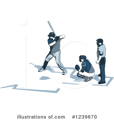 Royalty-Free (RF) Baseball Clipart Illustration by David Rey - Stock Sample #1239670