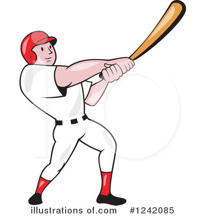 Royalty-Free (RF) Baseball Clipart Illustration by patrimonio - Stock Sample #1242085