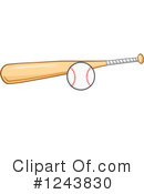 Baseball Clipart #1243830 by Hit Toon