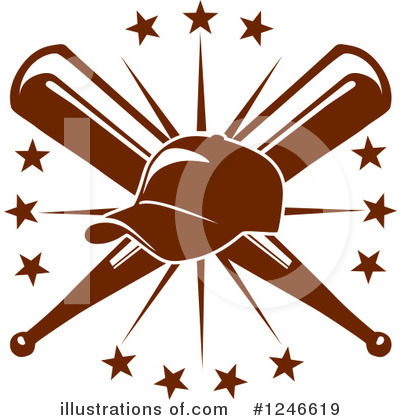 Royalty-Free (RF) Baseball Clipart Illustration by Vector Tradition SM - Stock Sample #1246619