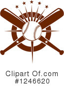 Baseball Clipart #1246620 by Vector Tradition SM
