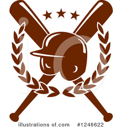Royalty-Free (RF) Baseball Clipart Illustration by Vector Tradition SM - Stock Sample #1246622