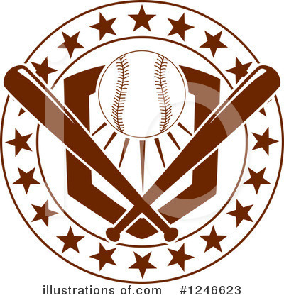 Royalty-Free (RF) Baseball Clipart Illustration by Vector Tradition SM - Stock Sample #1246623