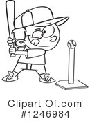 Baseball Clipart #1246984 by toonaday