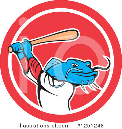 Royalty-Free (RF) Baseball Clipart Illustration by patrimonio - Stock Sample #1251248