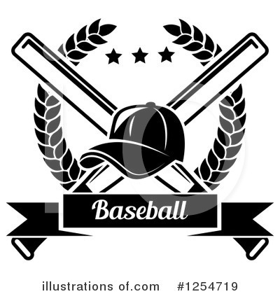 Royalty-Free (RF) Baseball Clipart Illustration by Vector Tradition SM - Stock Sample #1254719